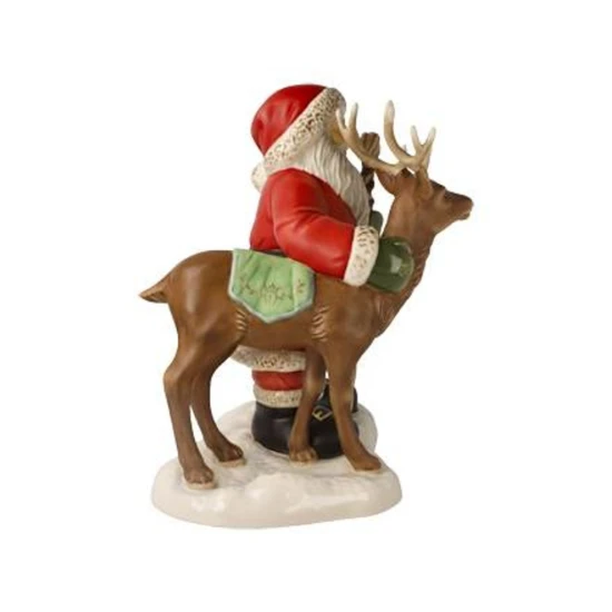 Santa and the King of the Woods figura kerámia Limited Edition 24.5 cm