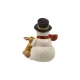 Snowman -A winter friendship figura kerámia   9 cm