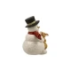 Snowman -A winter friendship figura kerámia   9 cm