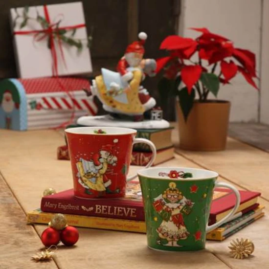 Mary Engelbreit - Home Sweet Home kávés-teáscsésze csontporcelán 0,35l