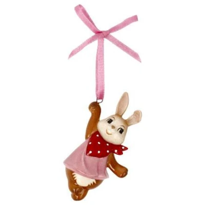 Goebel - húsvéti mini nyuszi rózsaszín 7,5 cm