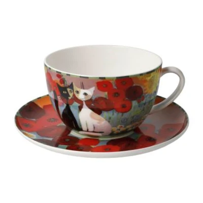 Rosina Wachtmeister - " Lestate in giardino" tejeskávés csésze csontporcelán  0,5l 8.5 cm