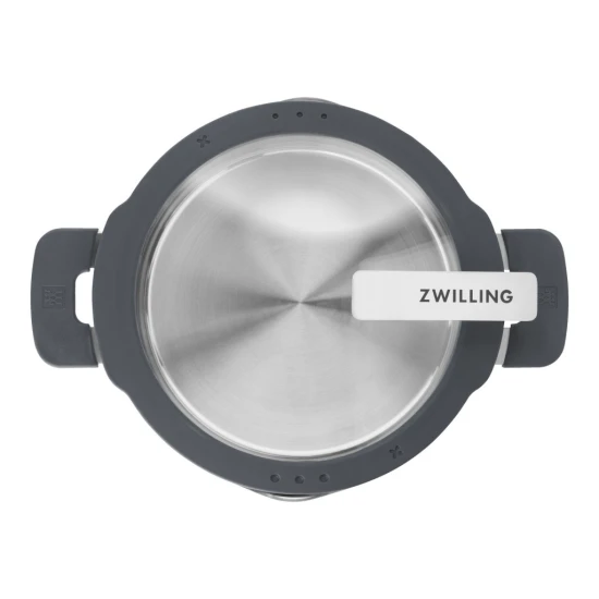 ZWILLING Simplify | edénykészlet 4 darabos | kerek | rozsdamentes acél | kőszürke