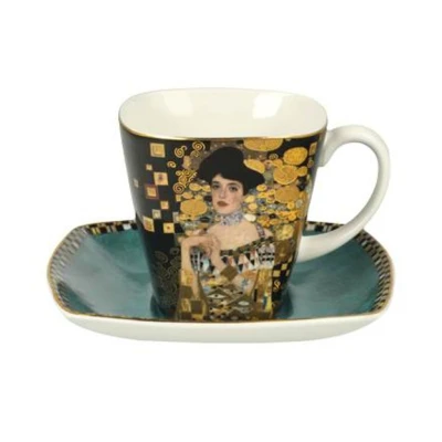 Gustav Klimt - Adele Bloch-Bauer csésze + alj csontporcelán 0,1l