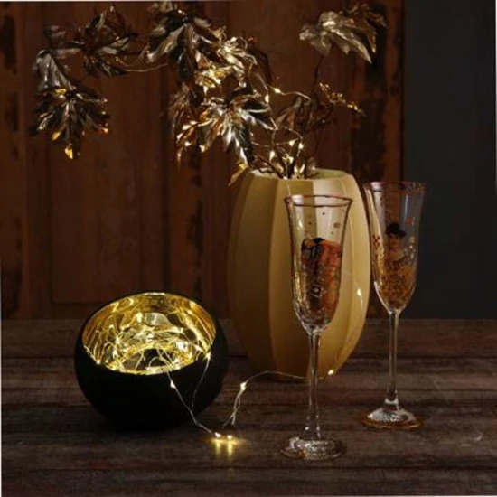 Gustav Klimt - The Kiss pezsgőspohár üveg 0,1l