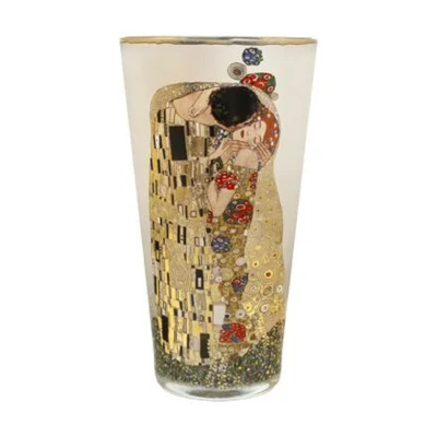 Gustav Klimt - The Kiss váza üveg  20 cm