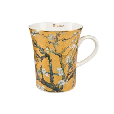 Vincent van Gogh - Almond Tree Golden művészi csésze csontporcelán  0,4l