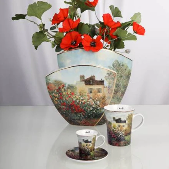 Claude Monet - The Artists House művészi csésze csontporcelán  0,4l