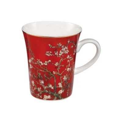 Vincent van Gogh - Almond Tree Red művészi csésze csontporcelán  0,3l