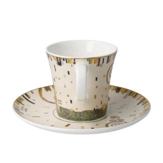 Gustav Klimt - The Kiss kávéscsésze csontporcelán 0,15l