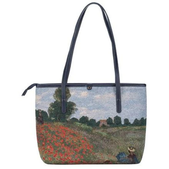 Claude Monet - Poppy Field válltáska 40% pamut 60% poliészter