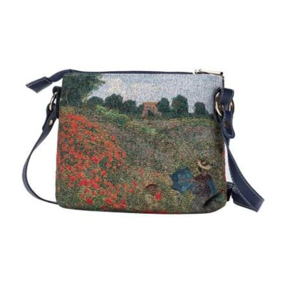 Claude Monet - Poppy Field táska 40% pamut 60% poliészter