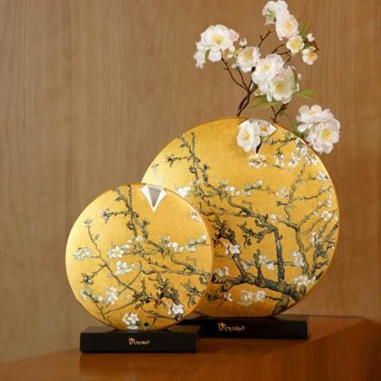 Vincent van Gogh - Almond Tree Golden váza porcelán  26.5 cm