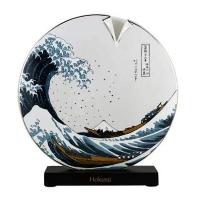 Katsushika Hokusai - The Great Wave váza porcelán Limited Edition 26.5 cm