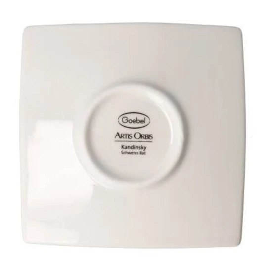 Wassily Kandinsky - Heavy Red csésze + alj csontporcelán 0,1l