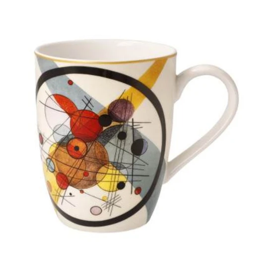 Wassily Kandinsky - Circles in a Circle művészi csésze csontporcelán  0,4l