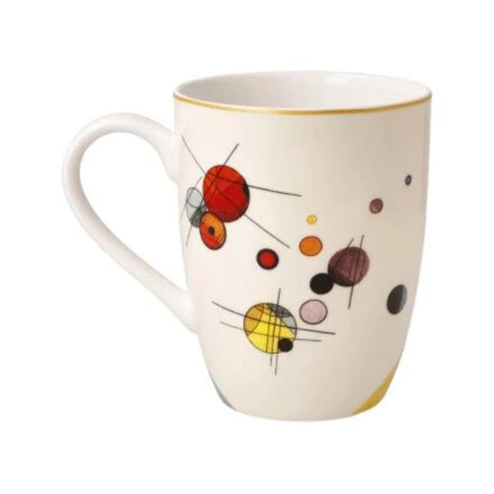 Wassily Kandinsky - Circles in a Circle művészi csésze csontporcelán  0,4l