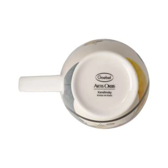 Wassily Kandinsky - Circles in a Circle művészi csésze csontporcelán  0,4l