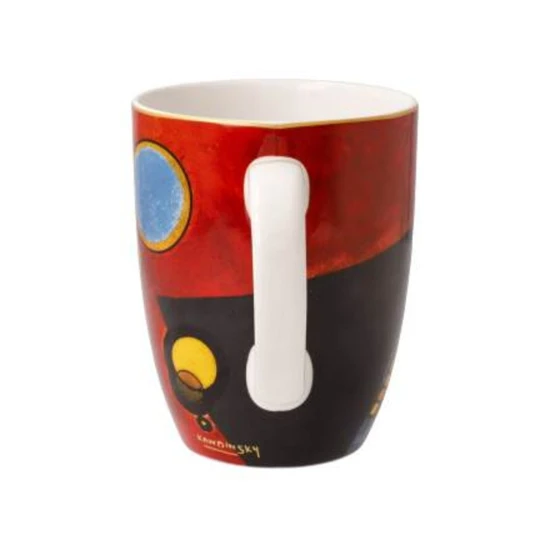 Wassily Kandinsky - Heavy Red művészi csésze csontporcelán  0,4l