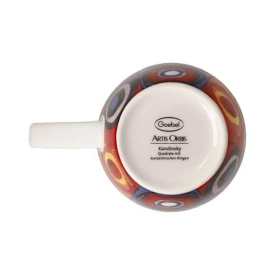 Wassily Kandinsky - Squares művészi csésze csontporcelán  0,4l