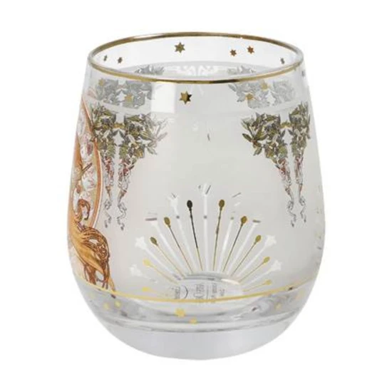 Alphonse Mucha Zodiak viharlámpa üveg  9.5 cm