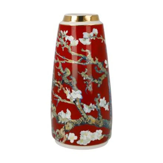 Vincent van Gogh Almond Tree red váza porcelán  26.5 cm