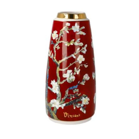 Vincent van Gogh Almond Tree red váza porcelán  26.5 cm