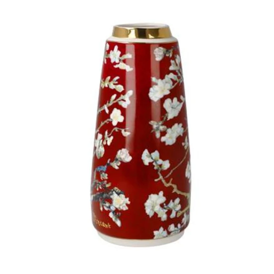 Vincent van Gogh Almond Tree red váza porcelán  26.5 cm