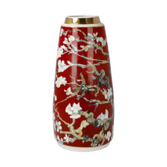 Vincent van Gogh Almond Tree red váza porcelán  26.5 cm