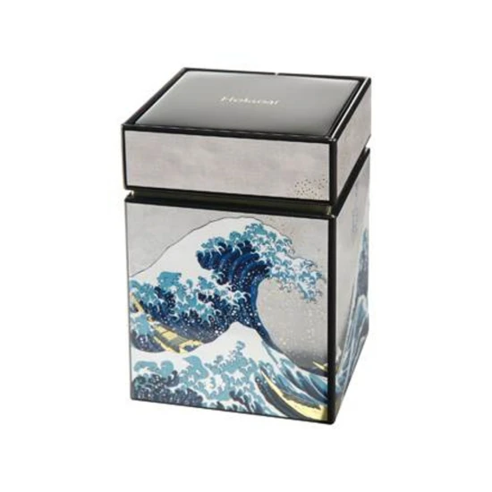 Hokusai The Great Wave teásdoboz fém 0,6l
