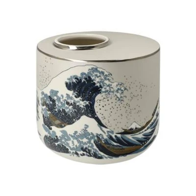 Hokusai - The great wave váza porcelán  16 cm