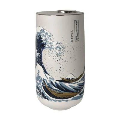 Hokusai - The great wave váza porcelán  26.5 cm