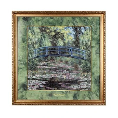 Claude Monet -Japanese bridge kép porcelán Limited Edition