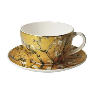 Van Gogh- Almond tree teás-cappuccinos csésze csontporcelán 0,25l