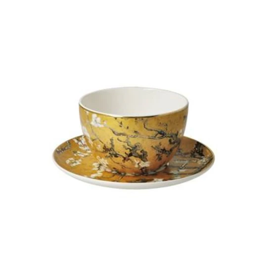 Van Gogh- Almond tree teás-cappuccinos csésze csontporcelán 0,25l