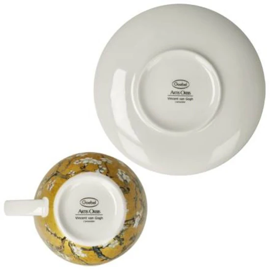 Van Gogh- Almond tree teás-cappuccinos csésze csontporcelán 0,25l