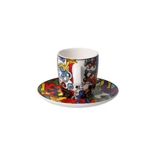 Billy the Artist - Evolution of Love I csésze + alj csontporcelán 0,1l