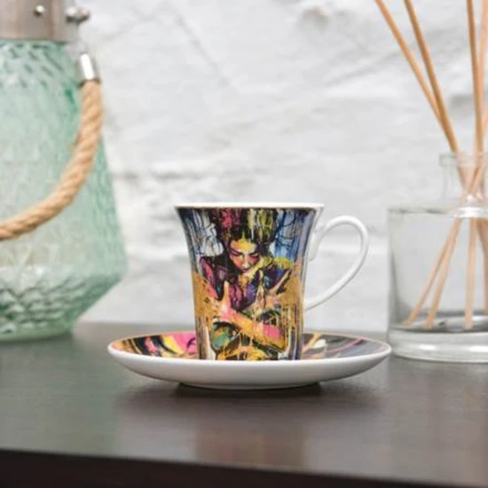 Lana Frey Liberation csésze + alj csontporcelán 0,1l