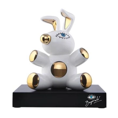 Mauro Bergonzoli Magic Bunny figura porcelán Limited Edition