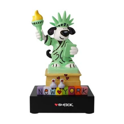 Ed Heck  Liberty Dog figura porcelán  26.5 cm