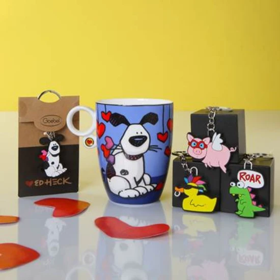 Ed Heck  Love Dog kulcskarika szintetikus szövet