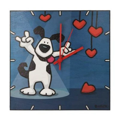 Ed Heck - Rock On falióra fa Ziffernblatt: Strichindizes 30 cm