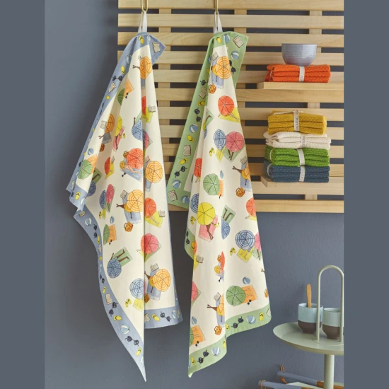 Sander Pebble Beach konyharuha 50x70 cm kék