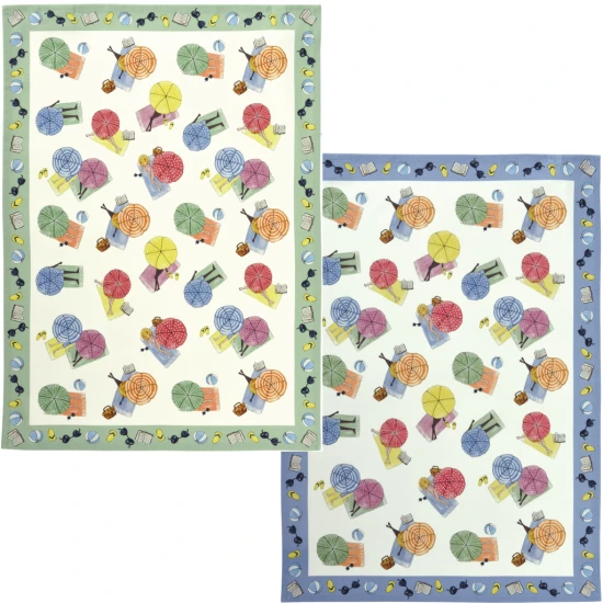 Sander Pebble Beach konyharuha 50x70 cm zöld