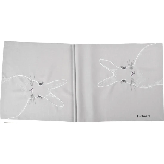 Sander Lady bun asztali futó 50x150 cm szürke