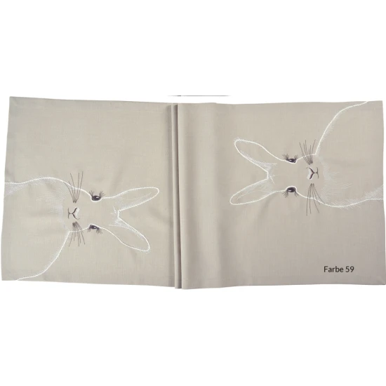 Sander Lady bun asztali futó 50x150 cm szürke