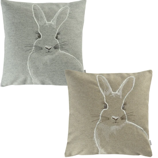 Sander Lady bun díszpárnahuzat 40 x 40 cm szürke