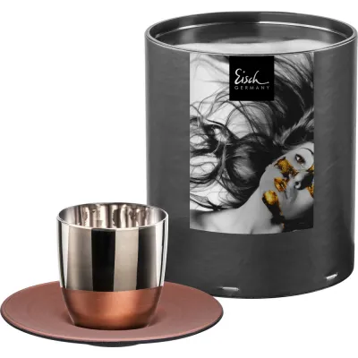 Eisch Cosmo platina eszpresszócsésze 1 dl csészealjjal Eisch Cosmo platina eszpresszócsésze 1 dl csészealjjal