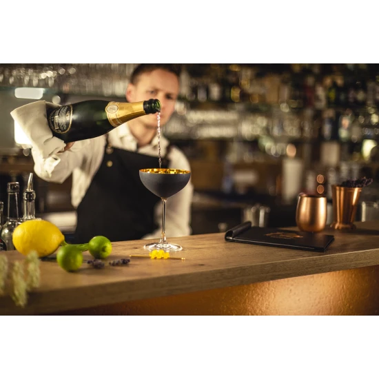 Eisch COSMO GOLD 2 db desszert tál díszhengerben 2,5dl 170 mm