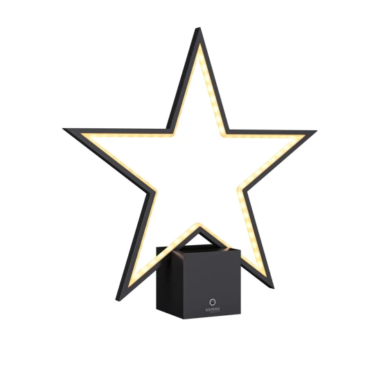 LUCY 2.0 - fekete tölthető asztali lámpa 40,6 cm